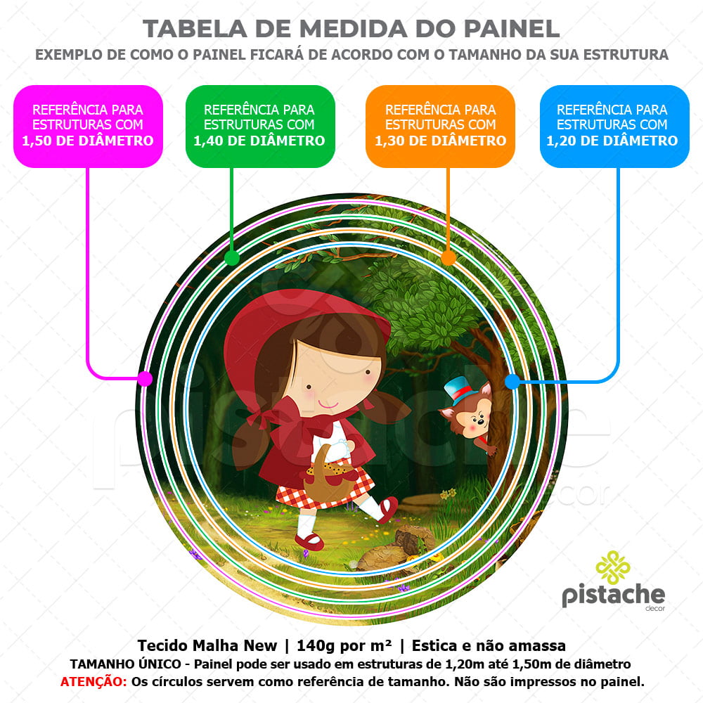 Trio Capa Cilindro Festa Chapeuzinho Vermelho 3d Em Tecido + Elástico -  Pistache Decor - O maior site de sublimados para decoração de festa do  Brasil